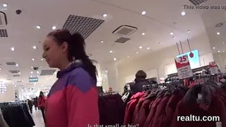 Fantastic czech nympho was tempted in the shopping centre and banged in pov
